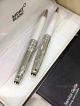 Wholesale AAA Copy Mont blanc Petit Prince 163 Rollerball Pen White and Silver (5)_th.jpg
